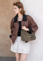 Women's Genuine Leather Large Capacity Tote Bag – Vintage Cowhide Shoulder & Crossbody