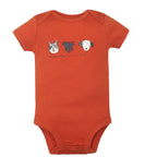 Baby Cotton Short-Sleeve Bodysuits, 5-Pack, 6–24 Months