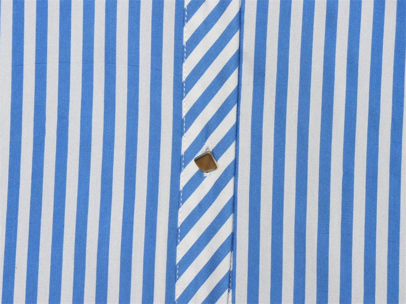 Women's Shirt 2026 Fashion Bow-tie Striped Top Long Sleeve Elegance Chic Daily