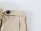Casual Chic Women Tank Vest Top Stand Collar Double Breasted Sleeveless Top Fashion