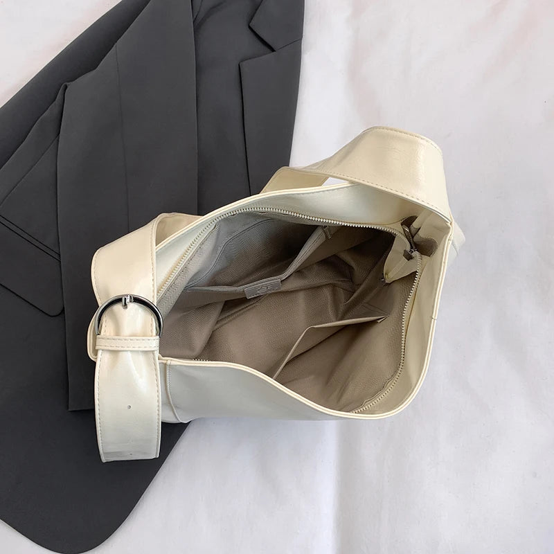 Big Shoulder Hobo Bag for Women - Korean Fashion 2025