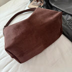 Women's Large Soft Faux Leather Hobo Shoulder Bag