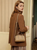 Women's Genuine Cowhide Leather Satchel – Pillow Crossbody Shoulder Bag