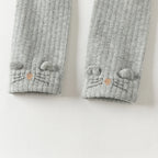 Dave & Bella Girls' Grey Tights – Cute Autumn Pantyhose for Kids Ages 3–12