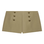 Women's High Street Casual Chic Shorts Suit Single Breasted Jacket Outfit Set