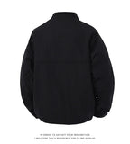 Men's Slim-Fit Zip-Up Baseball Collar Jacket
