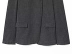 Women's Plaid Stand-Collar Single-Button Blazer Fashion High Street Outwear