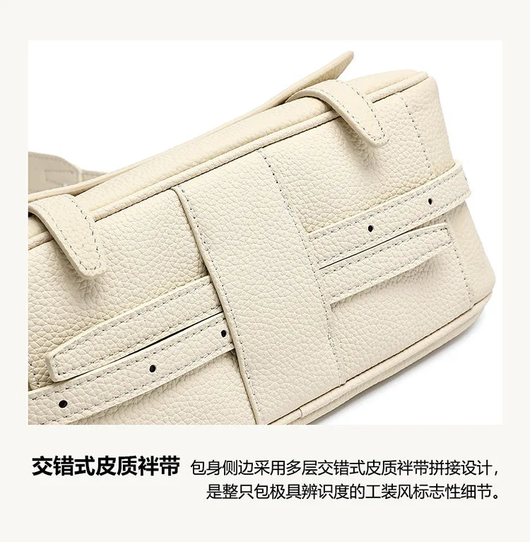 Women's Vintage Genuine Leather Crossbody Bag – Soft Cowhide Bowling Shoulder Bag