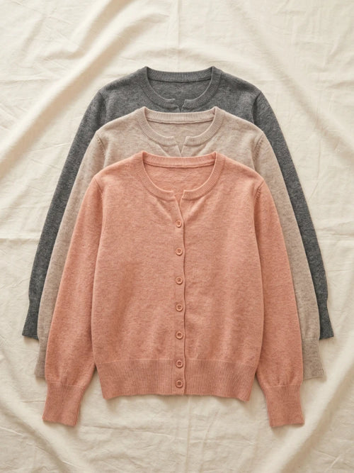 Fashion Women's Cardigan Soft Knit Loose Short  Autumn Winter Casual Sweater