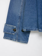 Women's Street Fashion Denim Jackets Long Sleeves High Neck New Casual Denim Coats ﻿