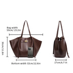 Large Women's Handbags New Bat-Shaped High Street European and American Style Trendy Shoulder Bag