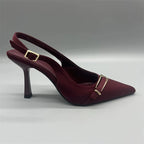 Casual Women's Sandals Brand Buckle Designer 2026 Everyday Comfortable Office Women's High Heels