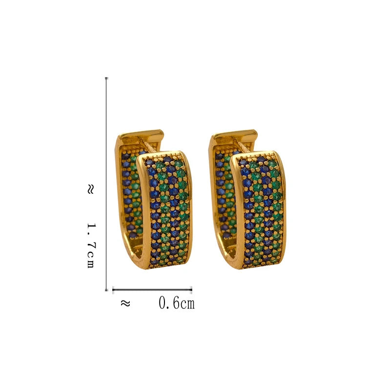 Women's Gold-Tone Cubic Zirconia Drop Earrings