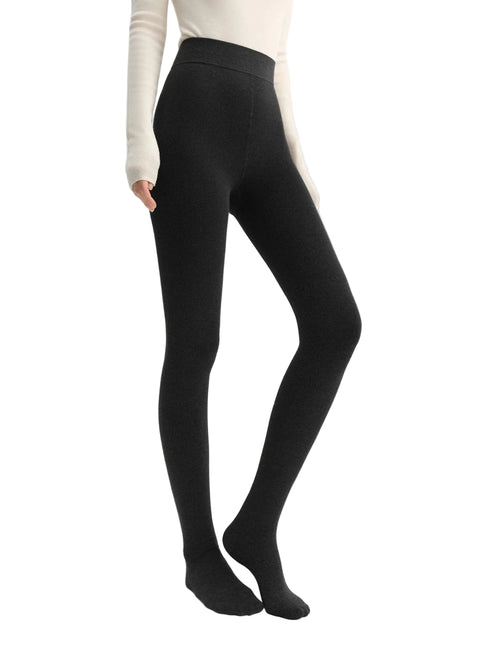 Women's Thermal Compression Leggings – Seamless Slim Fit, Mid-Calf