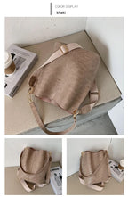 Women Bag Vintage Crocodile Pattern Crossbody Bags PU Leather Trend Designer Shoulder Handbags Large Capacity Bucket