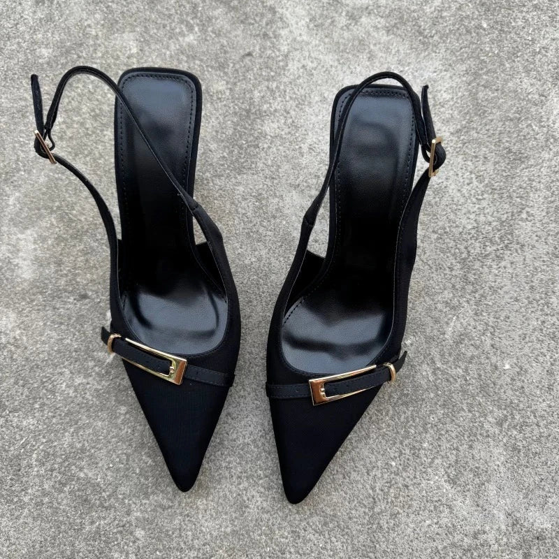 Casual Women's Sandals Brand Buckle Designer 2026 Everyday Comfortable Office Women's High Heels
