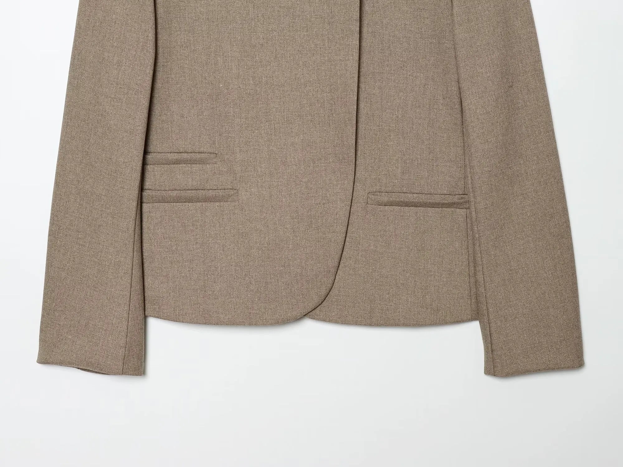 Women's Autumn Blazers Jackets 2026 High Neck Double Button Fashion Elegant Blazers