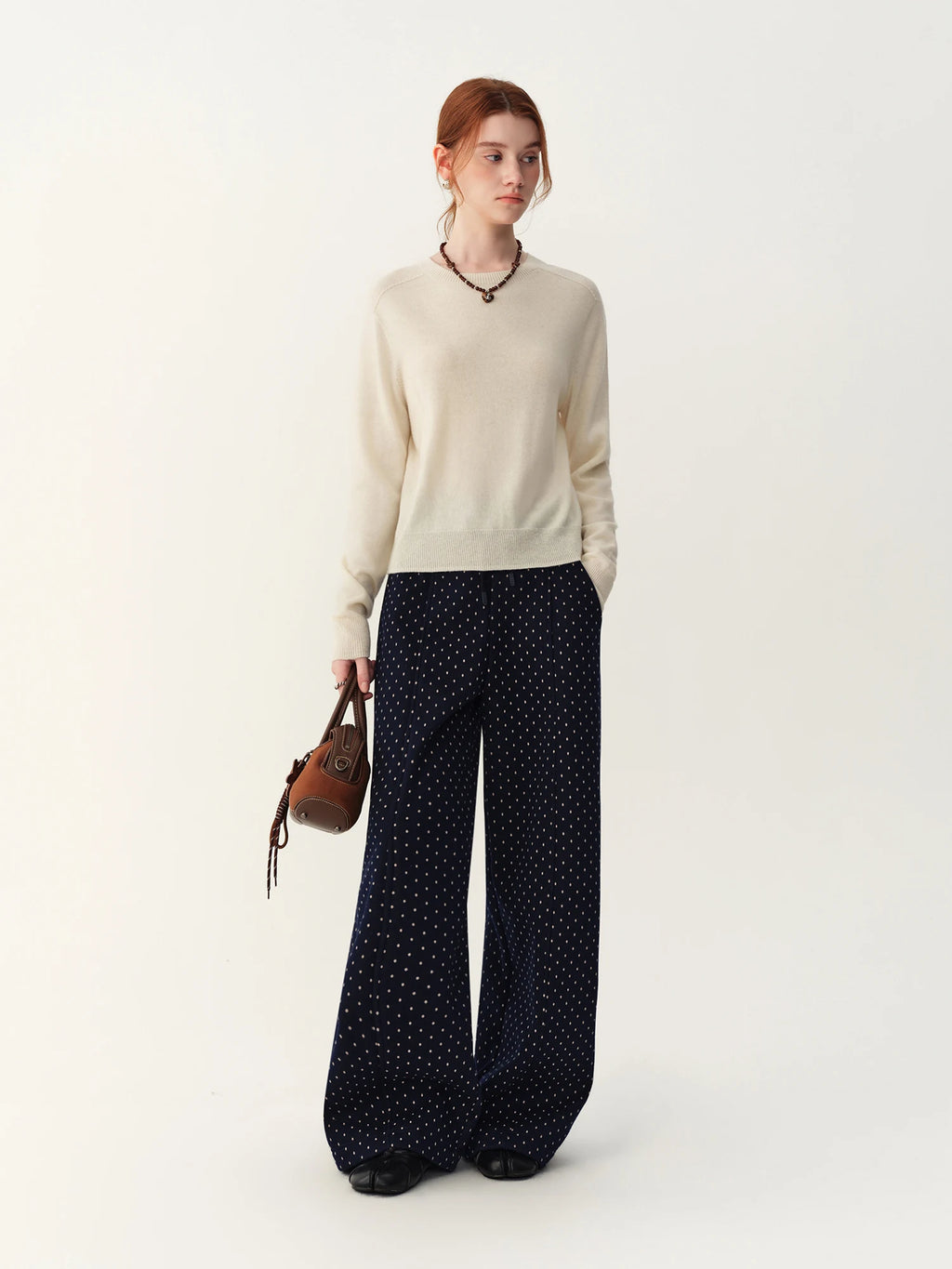 Women's Sweater 100% Wool Crew-Neck Pullover Regular Fit Full-Sleeve Soft Warm Knit Casual Office Winter