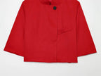 Casual Women Turtleneck Blazer Simple and Comfortable Half Sleeve Solid Color Texture Elegance High Street Coat
