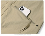 Men's Slim-Fit Zip-Up Baseball Collar Jacket