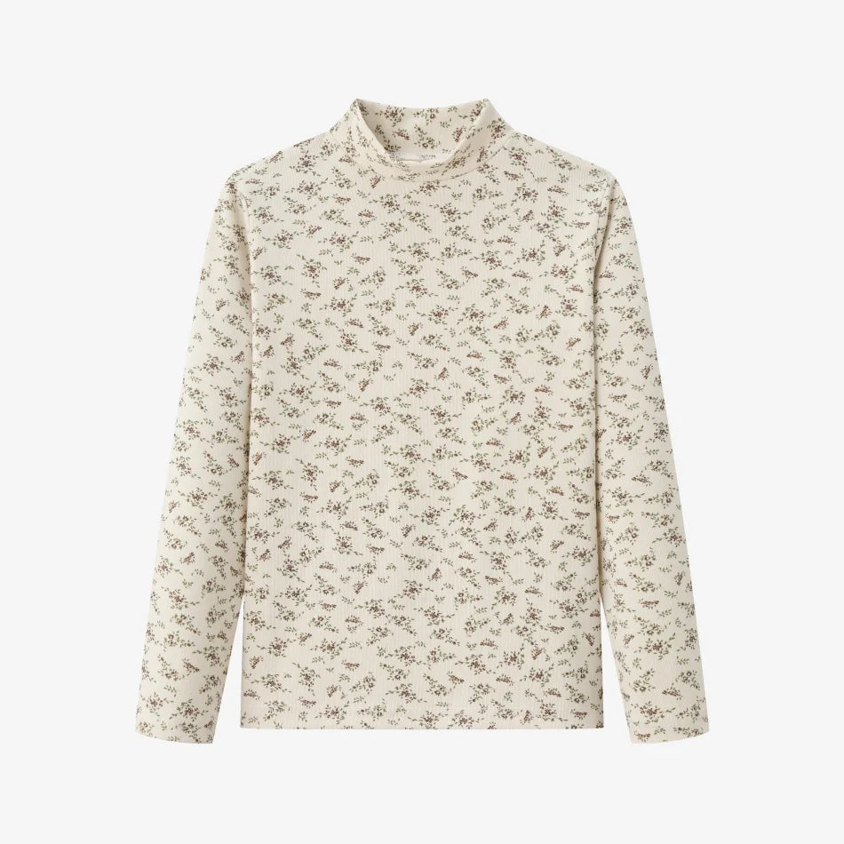 Corduroy Children's Outfit - Unisex Autumn Print Tops