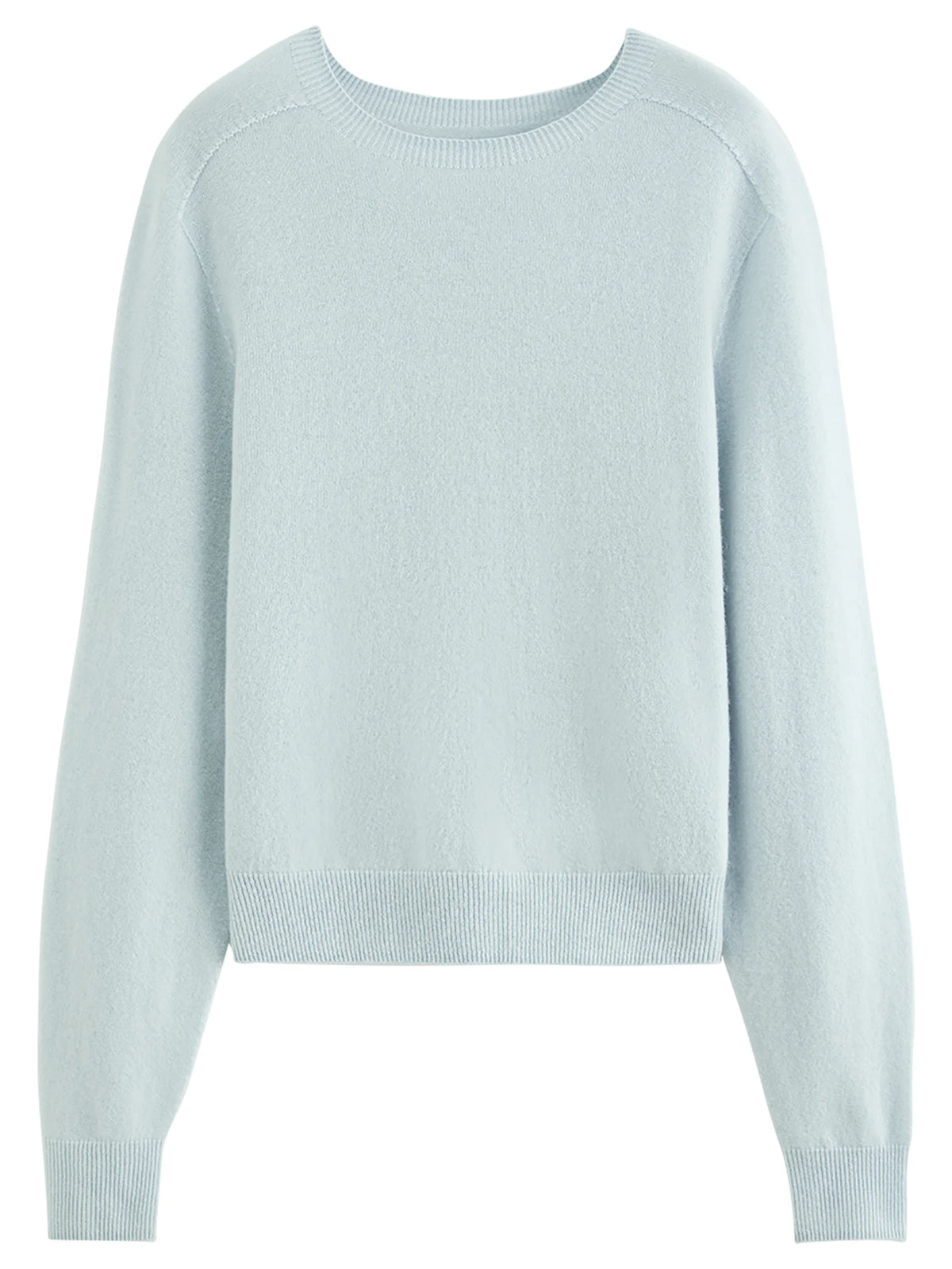 Women's Sweater 100% Wool Crew-Neck Pullover Regular Fit Full-Sleeve Soft Warm Knit Casual Office Winter