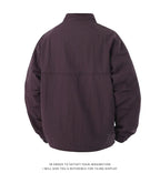 Men's Slim-Fit Zip-Up Baseball Collar Jacket