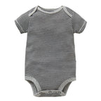 Baby Cotton Short-Sleeve Bodysuits, 5-Pack, 6–24 Months