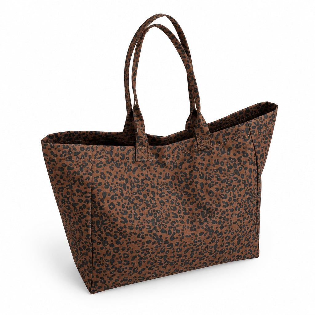 Women's Large Capacity Canvas Tote Bag – Retro Casual Shopper Shoulder Bag