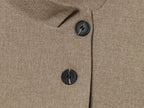 Women's Autumn Blazers Jackets 2026 High Neck Double Button Fashion Elegant Blazers