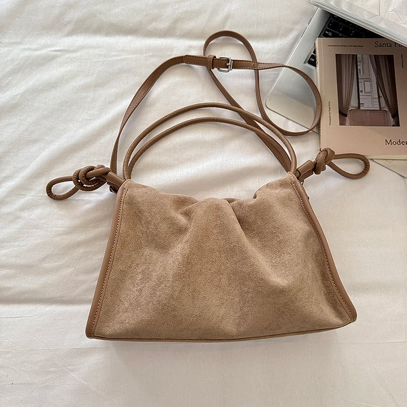 Women's Soft PU Tote Shoulder Bag with Hasp Closure