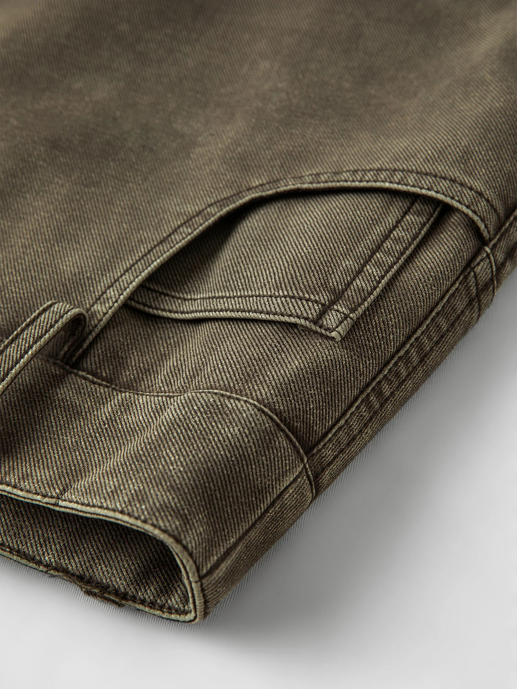 Women's Skirt Viscose Broadcloth Straight Cargo-Style Pockets High-Rise Empire Waist Knee-Length Casual Winter