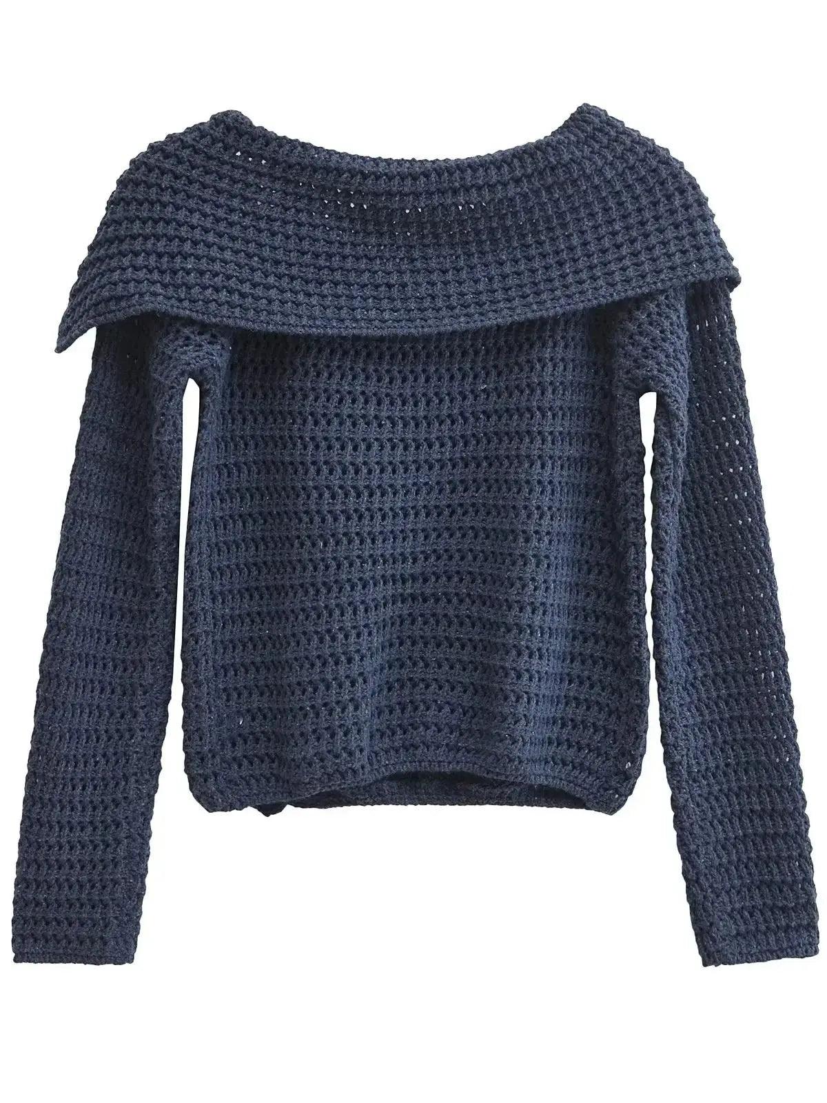 Knit Cardigan Lapel Neck Crossover Button Long Sleeve Sweater Sd307e4b1666d4295b054bdf5e0d6b5efG STYLEINGER