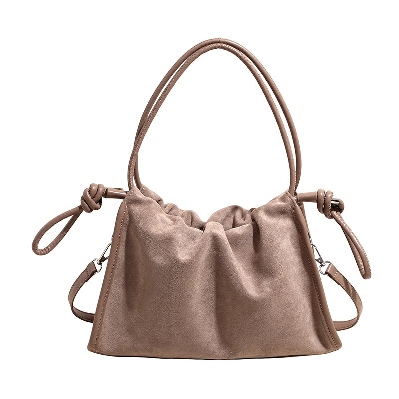 Women's Soft PU Tote Shoulder Bag with Hasp Closure