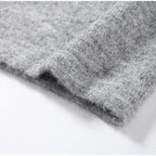 Women's Cardigan Knit Open-Stitch Button O-Neck Loose Full-Sleeve Casual Autumn Winter Sweater