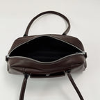 Women's PU Leather Underarm Shoulder Bag - Vintage Casual, Zipper Closure