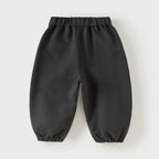 Dave & Bella Boys' Dark Grey Harem Pants – Soft Loose Trousers for Kids Ages 4–12