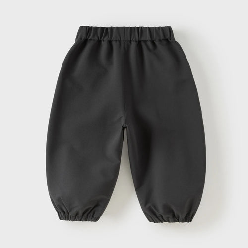 Dave & Bella Boys' Dark Grey Harem Pants – Soft Loose Trousers for Kids Ages 4–12