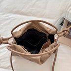Women's Soft PU Tote Shoulder Bag with Hasp Closure