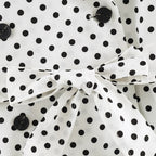 Women’s Polka Dot Double-Breasted Trench Coat