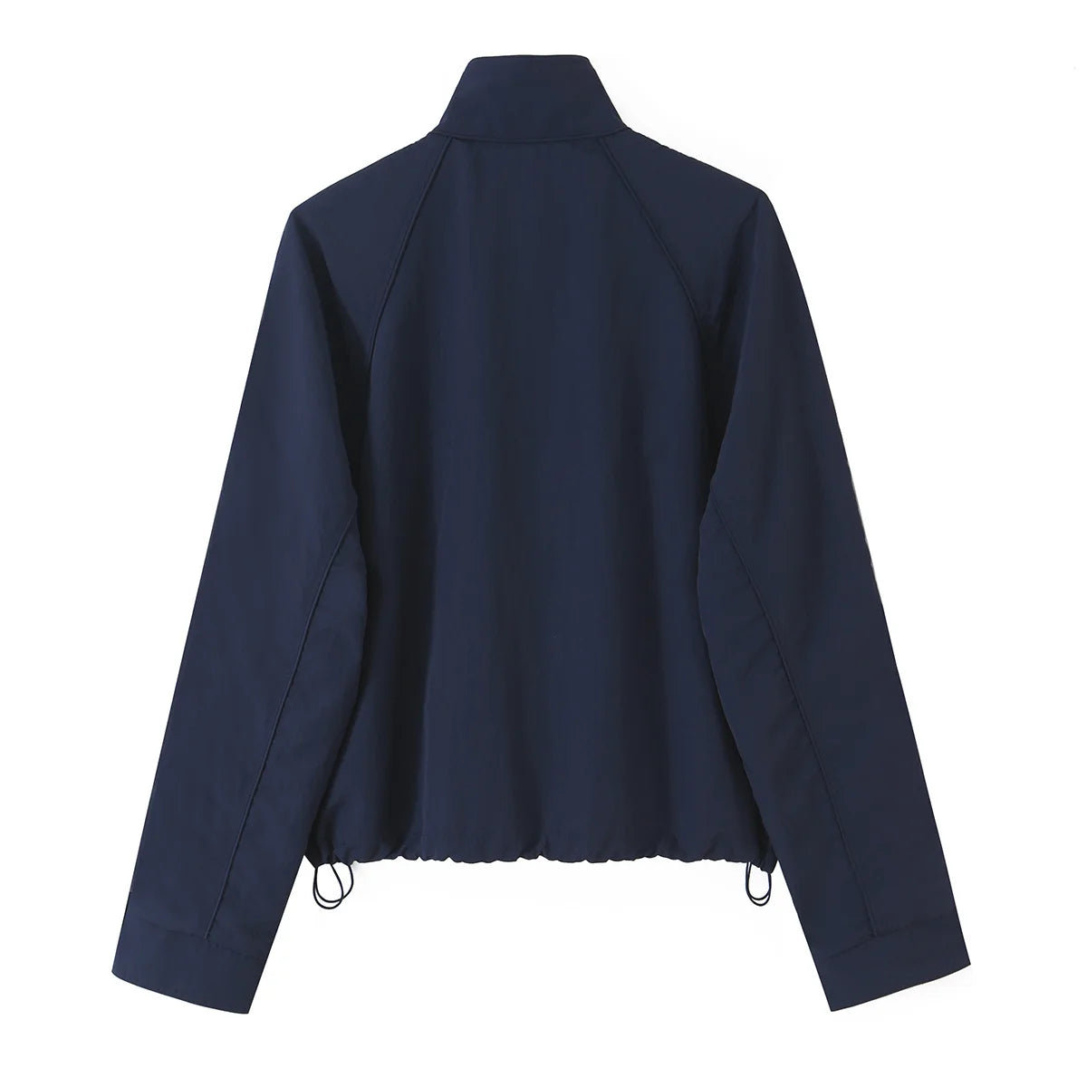 Women's Patchwork Zipper Jacket & High-Waisted Pants Set