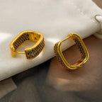 Women's Gold-Tone Cubic Zirconia Drop Earrings