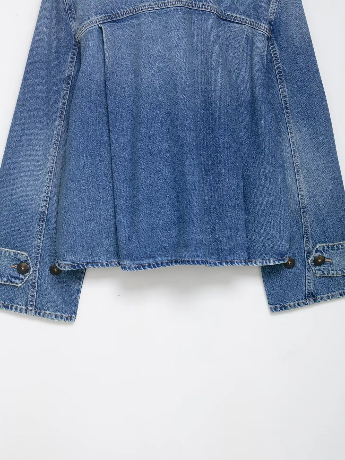 Women's Street Fashion Denim Jackets Long Sleeves High Neck New Casual Denim Coats ﻿