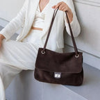 Women's Genuine Leather Large Capacity Tote Bag – Vintage Cowhide Shoulder & Crossbody