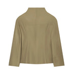 Women's High Street Casual Chic Shorts Suit Single Breasted Jacket Outfit Set