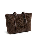 Vintage Leopard Tote Shoulder Bag – Large Capacity Handbag