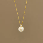 Women's Gold-Tone Simulated Pearl Pendant Necklace