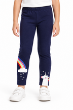 Girls' Leggings Cotton Floral Cartoon Unicorn Print Autumn Kids Tights Pants