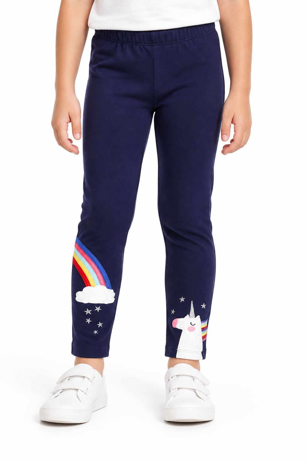 Girls' Leggings Cotton Floral Cartoon Unicorn Print Autumn Kids Tights Pants