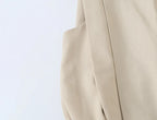 Casual Chic Women Tank Vest Top Stand Collar Double Breasted Sleeveless Top Fashion